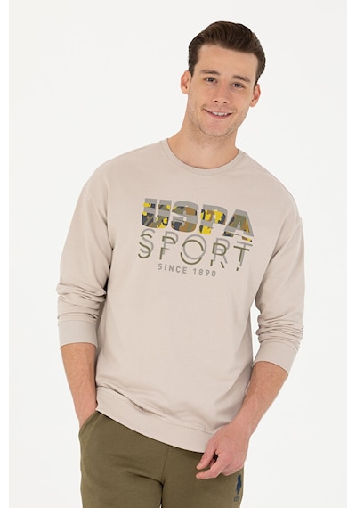 U.S. Polo Assn. Erkek Sweatshirt 50270739-vr011 Beyaz