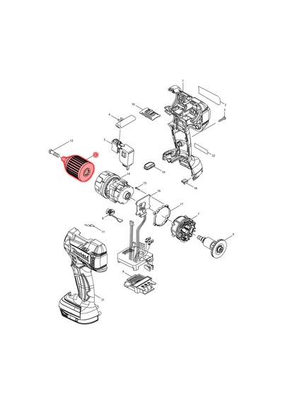 Makita DDF470 Anahtarsız Mandren 13 MM Ürün Kodu 766004-9