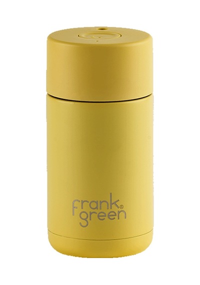 Frank Green Butter Yellow Düğme Kapaklı Mini Termos 355 ML No:126