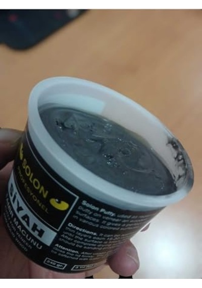 Çok Amaçlı Ahşap Parke Masa Sehpa Çizik Çok Amaçlı Tamir Dolgu Macunu Siyah 240 Gr Diğer
