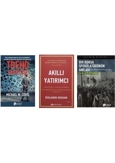 Trend Takipcis - Akilli Yatirimci - Bir Borsa Spekulatorunun Anilari 3 Set Kitap Takim