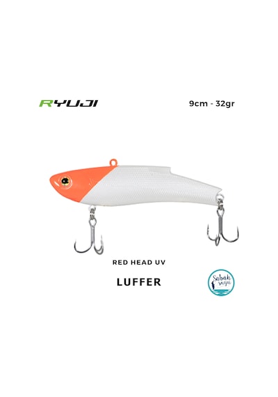 Ryuji Luffer Vibrasyon Jig 9cm 32gr Red Head Uv