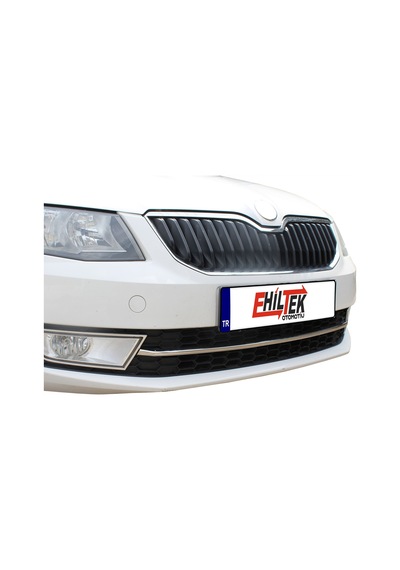 Skoda Octavia A7 Ön Tampon Çıtası - Krom Sd/sw 2013-2016