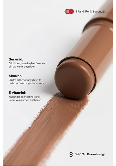 Kıss'n Blush Allık, Ruj, Göz Farı Nemlendirici 3in1 Ceramide Skualen Vitamin E Souffle Çok Renkli