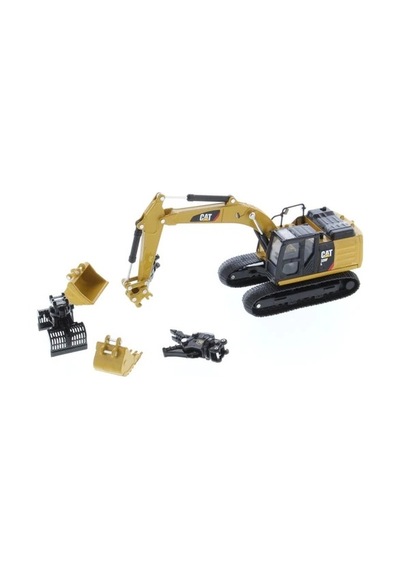1/64 Ölçek, Cat 320f L Hidrolik Ekskavatör 5 Aletli
