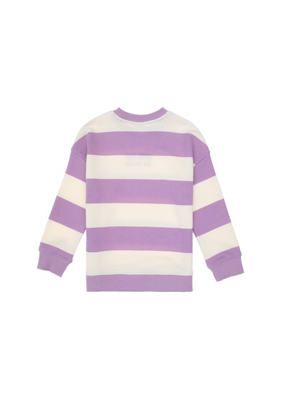 U.S. Polo Assn. Kız Çocuk Lila Çizgili Bisiklet Yaka Sweatshirt 50317898-VR034 U.S. Polo Assn. Kız Çocuk Lila Çizgili Bisiklet Yaka Sweatshirt 50317898-VR034