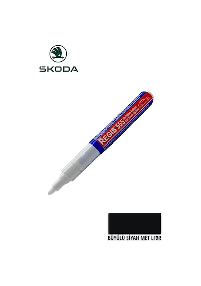 Oto Tam Örtücü Rötüş Kalemleri Skoda Lf9r Büyülü Siyah Met Çizik Giderici Oto-11993