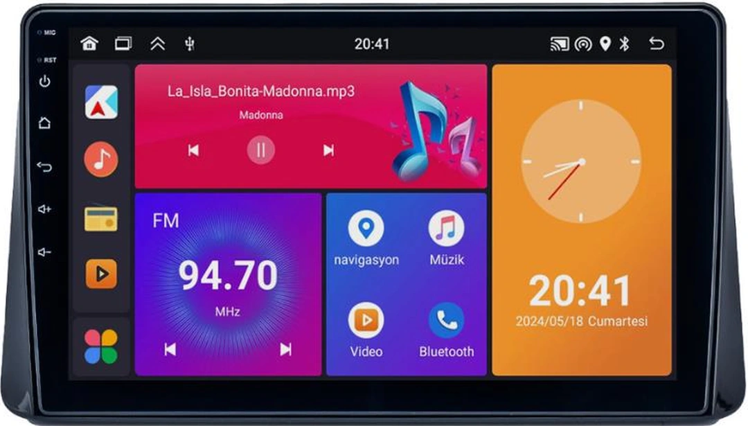 Ford Focus Android Multimedya Sistemi 2-32 For-x 2005-2007 9"
