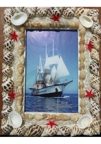 Hedies Deniz Kabuğu Çerçeve 10X15 Cm