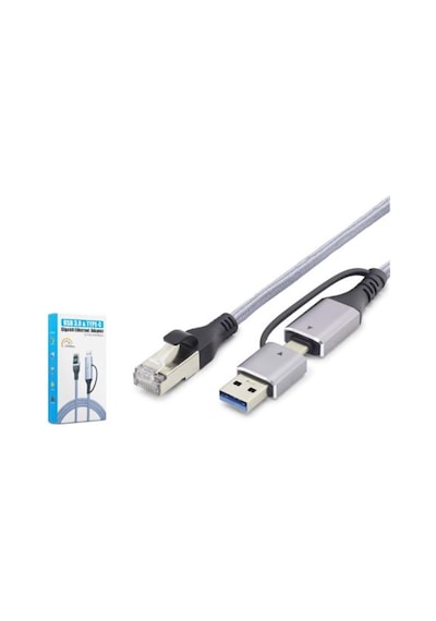 Hadron Hdx7876 Usb Type C 3.0 Ethernet Adaptör Gigabit Gri