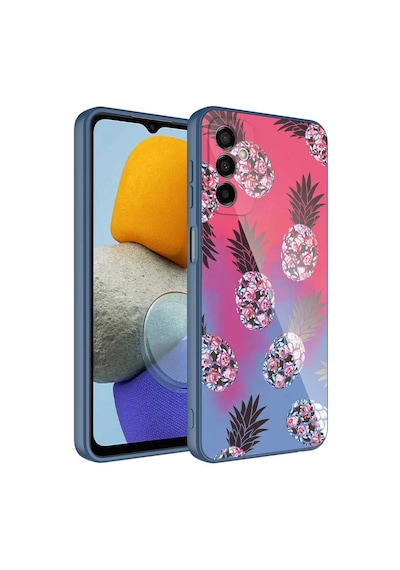 Zore Galaxy Uyumlu M23 Kılıf Kamera Korumalı Desenli Sert Silikon Epoksi Kapak - No3 No3
