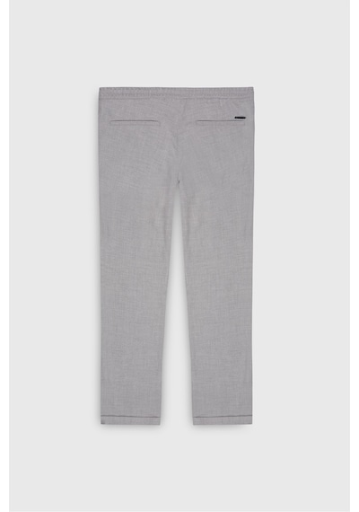Ac&Co / Altınyıldız Classics Slim Fit Dar Kesim Beli Bağlamalı Yan Cepli Erkek Pantolon - Gri