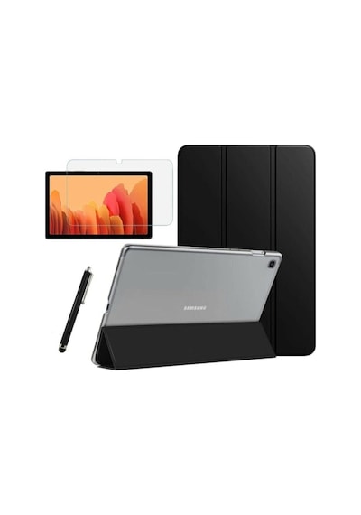 Samsung Galaxy Uyumlu Tab A8 10.5 Inç Sm-x200 Smart Kapak Katlanabilir Kılıf+ekran Koruyucu+kalem Kılıf