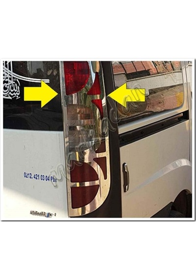 Db Chrome Fiat Doblo Stop Çerçeve Nikelajı 2006-2012 2 Parça  P.Çe