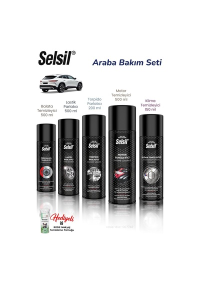 Selsil Araba Bakım Seti, 5 Adet Ve Rosie