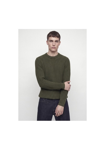 Jack & Jones Jjedover Knıt Crew Neck Sn Haki