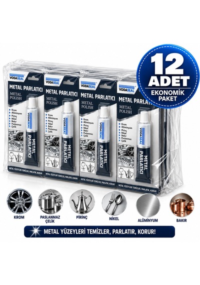 Go İthalat 12 Adet Metal Parlatıcı 40gr 1000'li Set