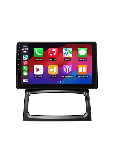 Renault Symbol 2007-2009 Android Multimedya Carplay Android Auto Navigasyon Kameralı 8gb Ram 128gb 9"