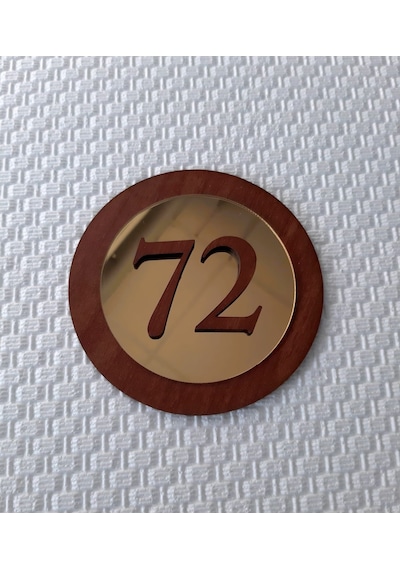 Luxury Wooden Serisi Kapı Numarası