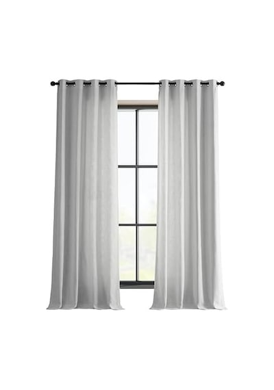 Yarım  Drapes Beyaz 96 X 127 Cm Başlık Perde Tek Panel 50 x 22