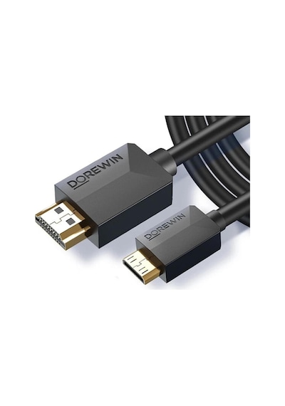 Lexroo Micro Hdmı To Hdmı Kablo 1.5 Metre Altın Uçlu Yüksek Hızlı 1080p 4k Destekli Görüntü Ve Ses Standart