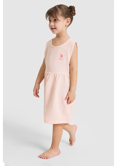 U.s. Polo Assn. Kız Çocuk Somon Pijama Takım 50326613-vr047