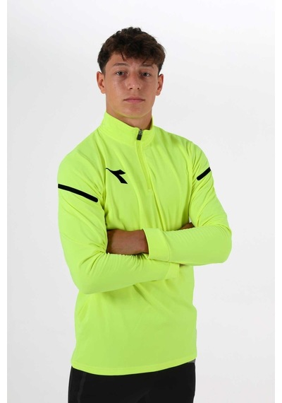 Diadora Alto Antrenman Eşofmanı Tek Üst Neon Sarı