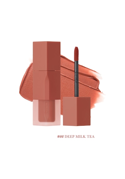 Pürüzsüz Ve Kadifemsi Dokulu, Doğal Görünüm Sunan Tint Clıo Chiffon Blur Tint 08 Deep Milk Tea 08