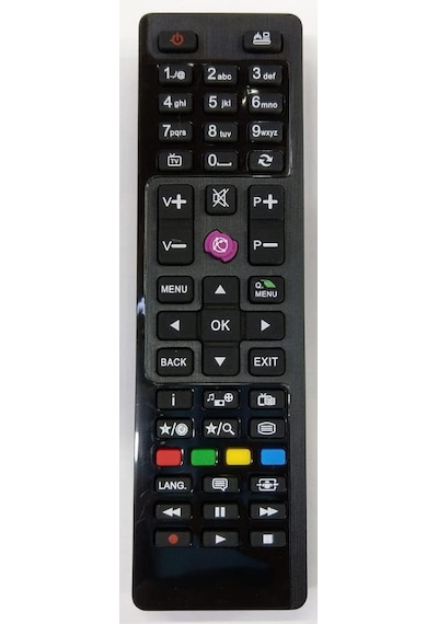 Seg Regal Finlux Techwood Hilewel Mor Tuşlu Lcd Led Smart Tv Kumandası