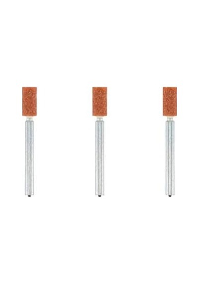 8153 Alüminyum Oksit Taşlama Taşı, En Küçük Çaplı, Silindirik Biçimli, 4,8 Mm, 3&apos Lü