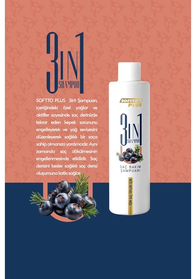 3ın1 E.g.z. Saç Bakım Şampuanı 250 Ml