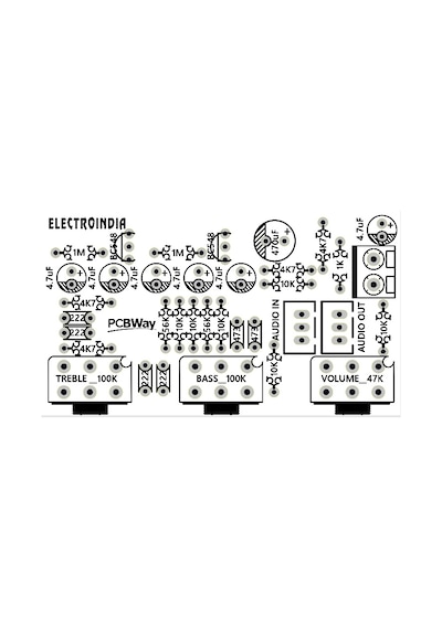 5 Adet Stereo Ton Kontrol Devresi Bc548 Transistörlü