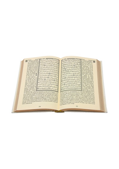Fransızca Mealli Kuran - Beyaz