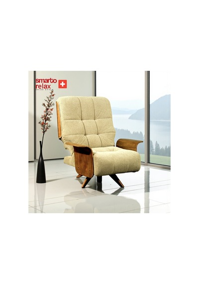 Smarto Relax Tv Koltuğu Genova Siena Ergonomik Döner Mekanizma Kadife/şönil Krem Rengi Krem