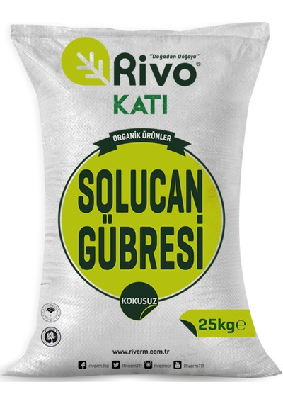 Riverm'Den 25KG Rivo Katı Solucan GüBresi