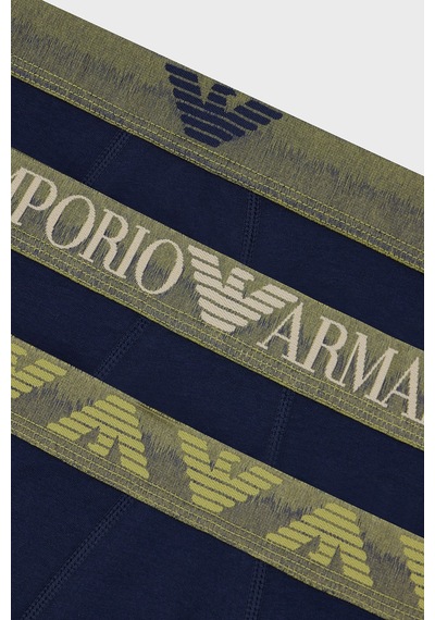 Emporio Armani Logolu 3 Pack Boxer Erkek Boxer Em000259 Af25020 Mb752 Lacivert