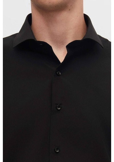 D's Damat Slim Fit Italyan Yaka Erkek Gömlek - Siyah D's Damat Slim Fit Italyan Yaka Erkek Gömlek - Siyah