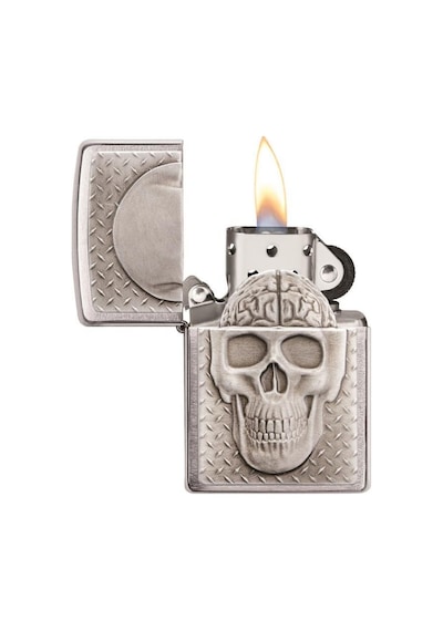 Zippo Çakmak 29818-069123 200 Skull With Brain Surprise
