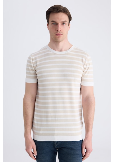 D's Damat Ds Damat Slim Fit Taş Yazlık Rayon Triko T-shirt 4hc0601110042 S01
