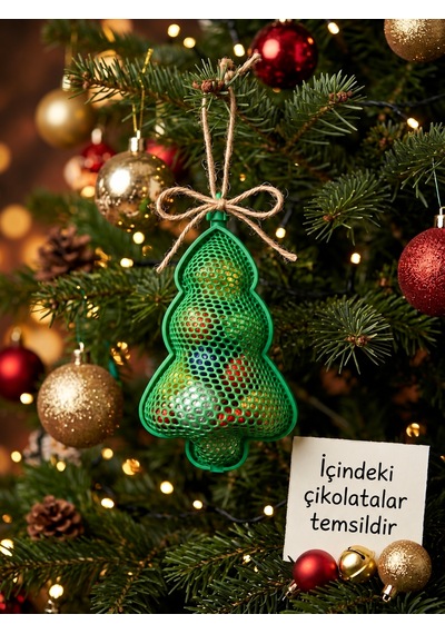 Yılbaşı Ağaç Süsü Hediyelik 3'lü Paket -