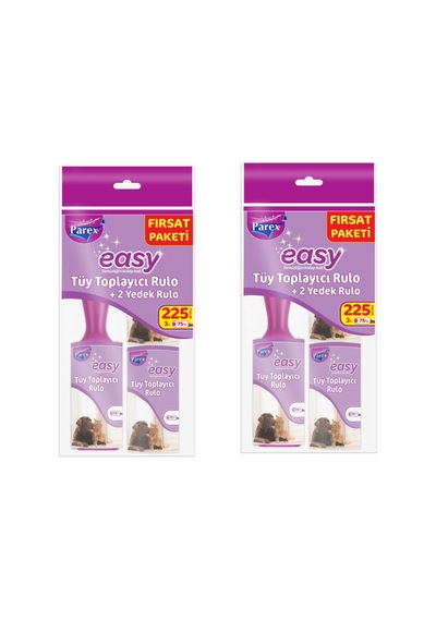 Easy Tüy Toplayıcı Fırsat Paketi 3x75 Li 225 Yaprak X 2 Paket 450 Yaprak
