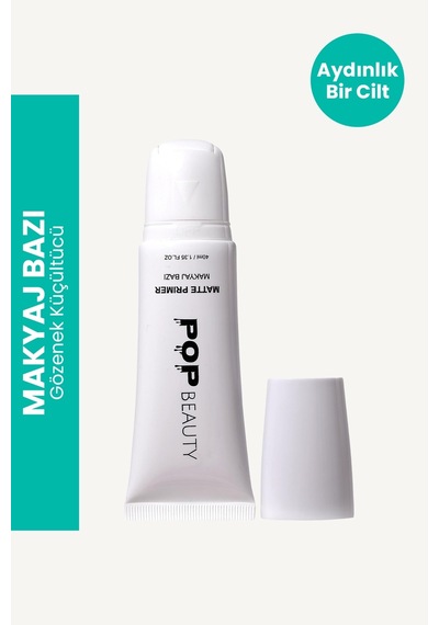 Pop Beauty Aydınlık Veren Gözenek Küçülten Makyaj Bazı, Primer, Nemlendirici
