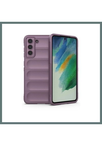Bezos Samsung Galaxy Uyumlu S22 Plus Kılıf Optimum Silikon - Mor Ventra