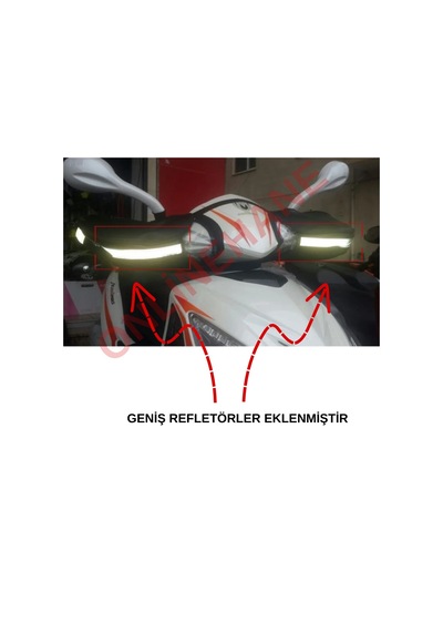 El Örtüsü Rüzgarlık Scooter - Cup - Elektrikli Motor El Koruyucu El Örtüsü Rüzgarlık Scooter - Cup - Elektrikli Motor El Koruyucu