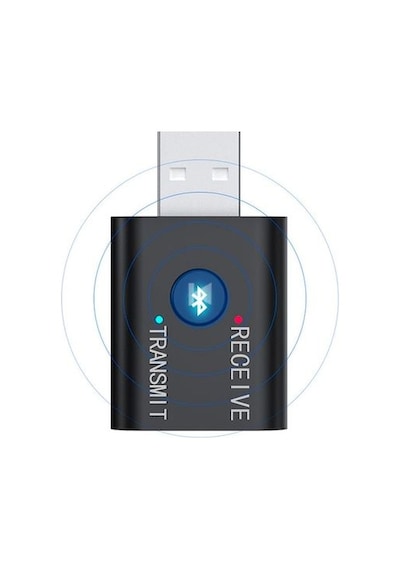 Ally 32597 2in1 Bluetooth 5.0 Mini USB Adaptör + Fm Transmitter