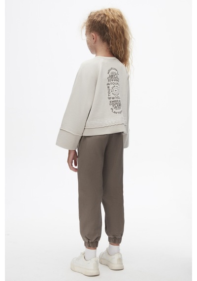 Nk Kids Kız Çocuk Sweatshirt 37816 Gri