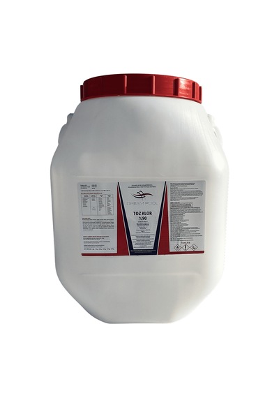 Toz Klor %90 Granüler 50Kg Plastik Havuz Kimyasalı