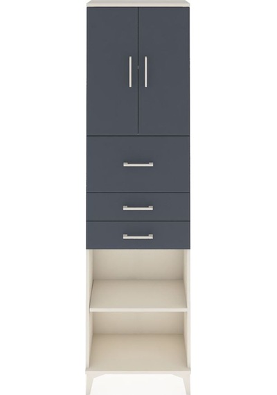 Arges Dolap 3 Raflı 3 Çekmeceli 2 Kapaklı 60x30x221 Aytaşı-an... Aytaşı