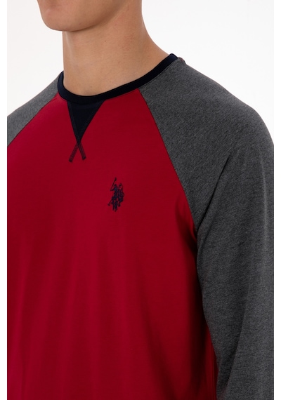 U.s. Polo Assn. Erkek Bordo Pijama Takım 50318618-vr014 Bordo