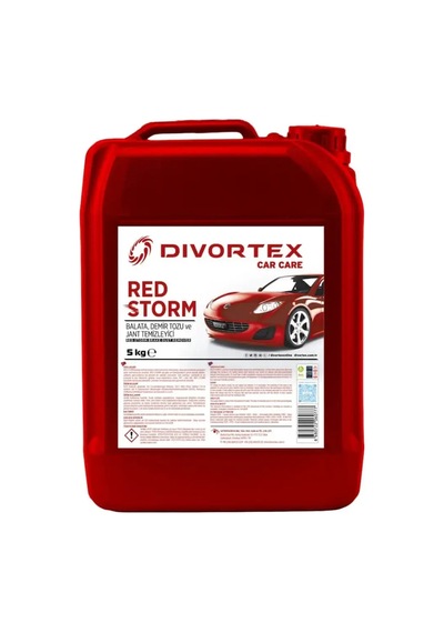 Divortex Red Storm Demir Tozu Temizleyici 5 Litre